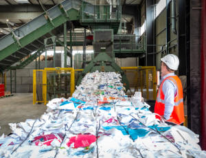 Usine de recyclage des déchets en France