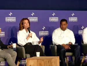 Estelle Brachlianoff at the Economic Meeting of Aix-en-Provence