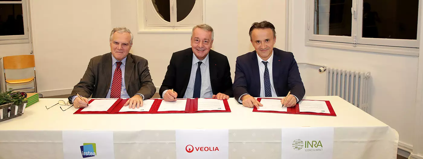 Inra, Irstea, Veolia