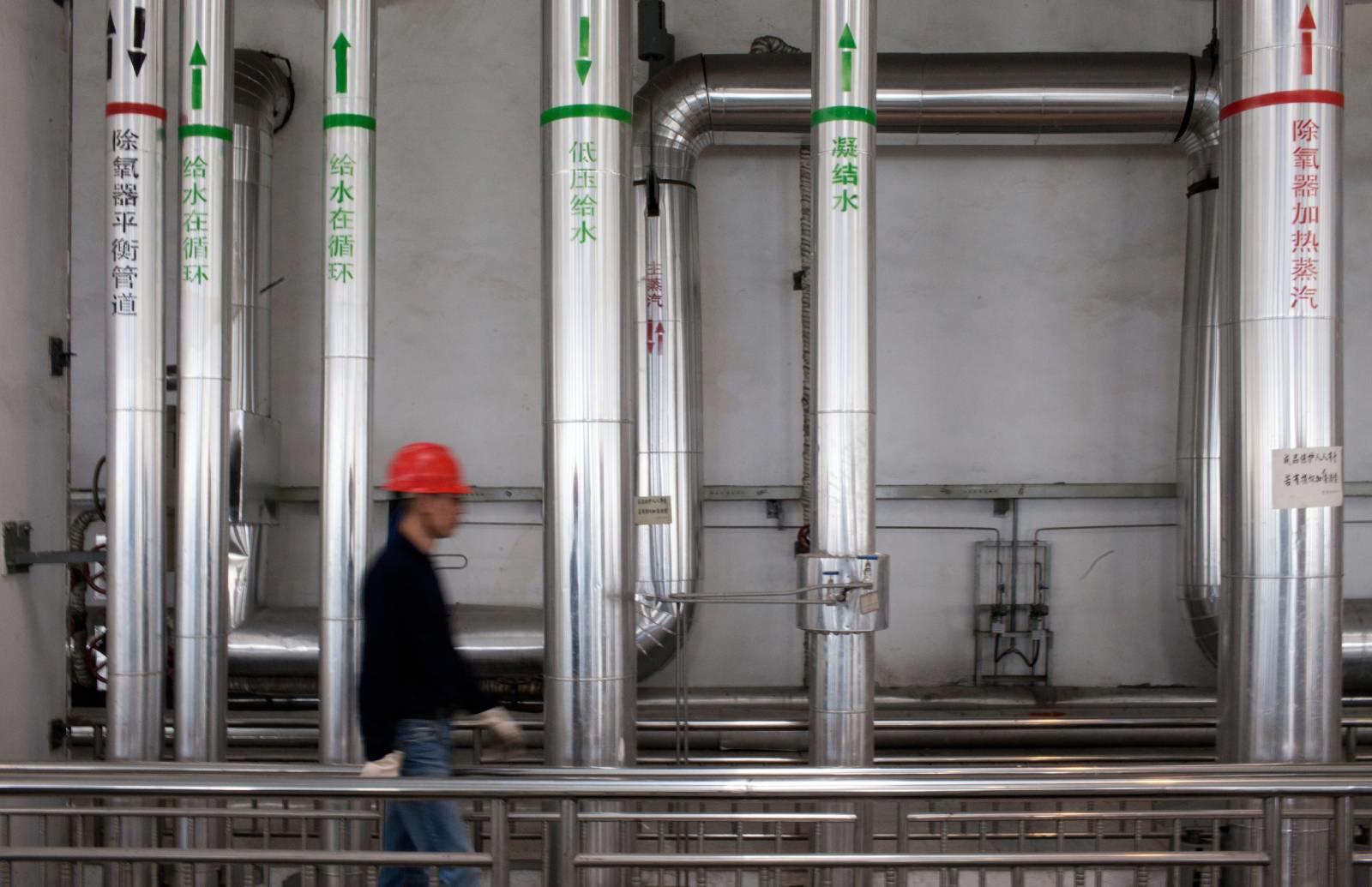 Chaufferie du réseau de chaleur de Veolia à Chengdu en Chine