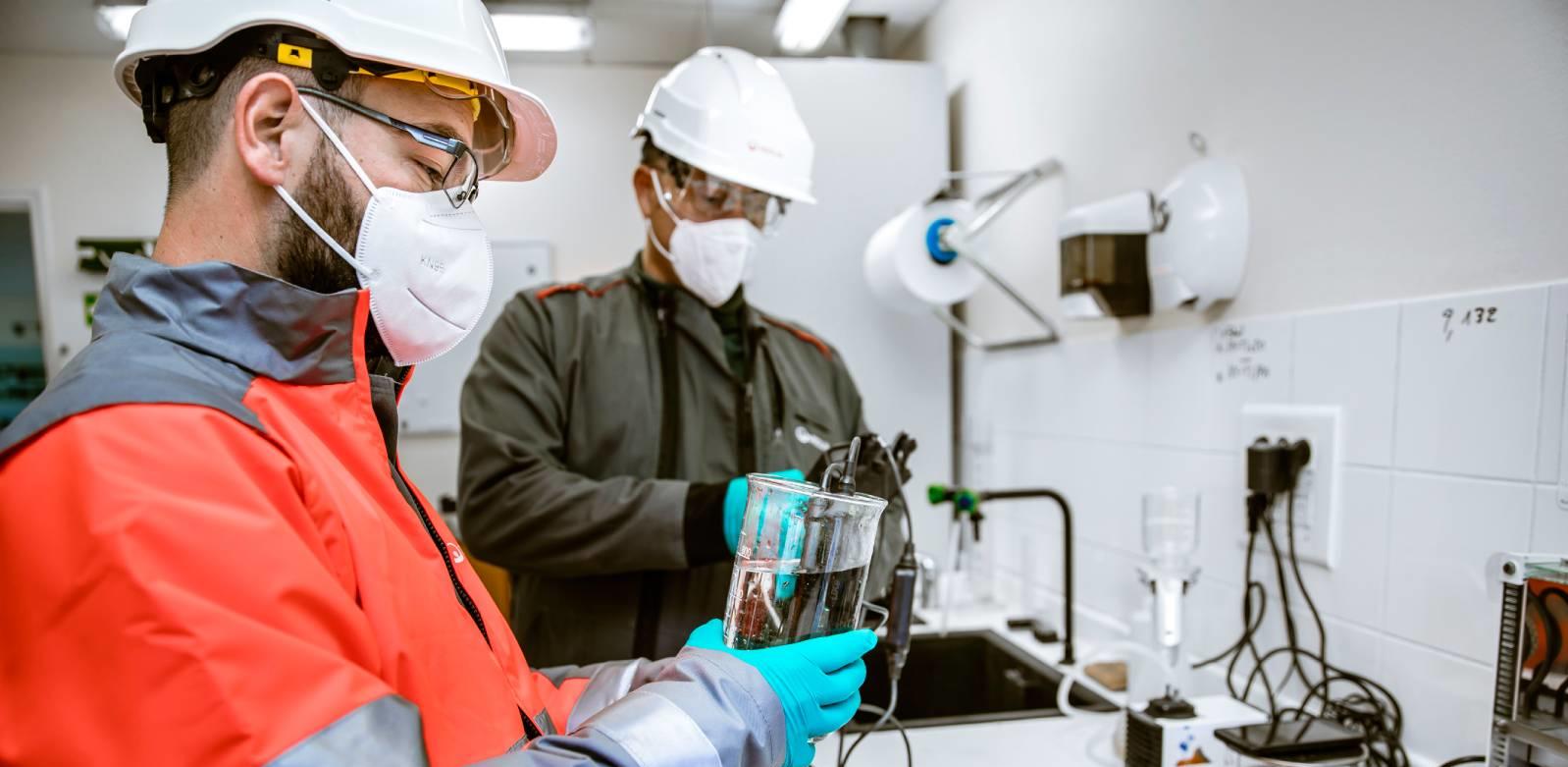 Controle qualité de l'eau dans une station de dépollution des eaux usées