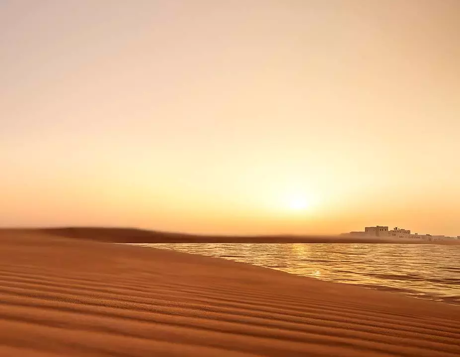 Soleil couchant sur Oman